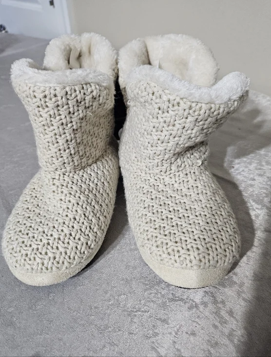 NWT! Nautica Cozy House Shoes Small 5-6 - Picture 3 of 7